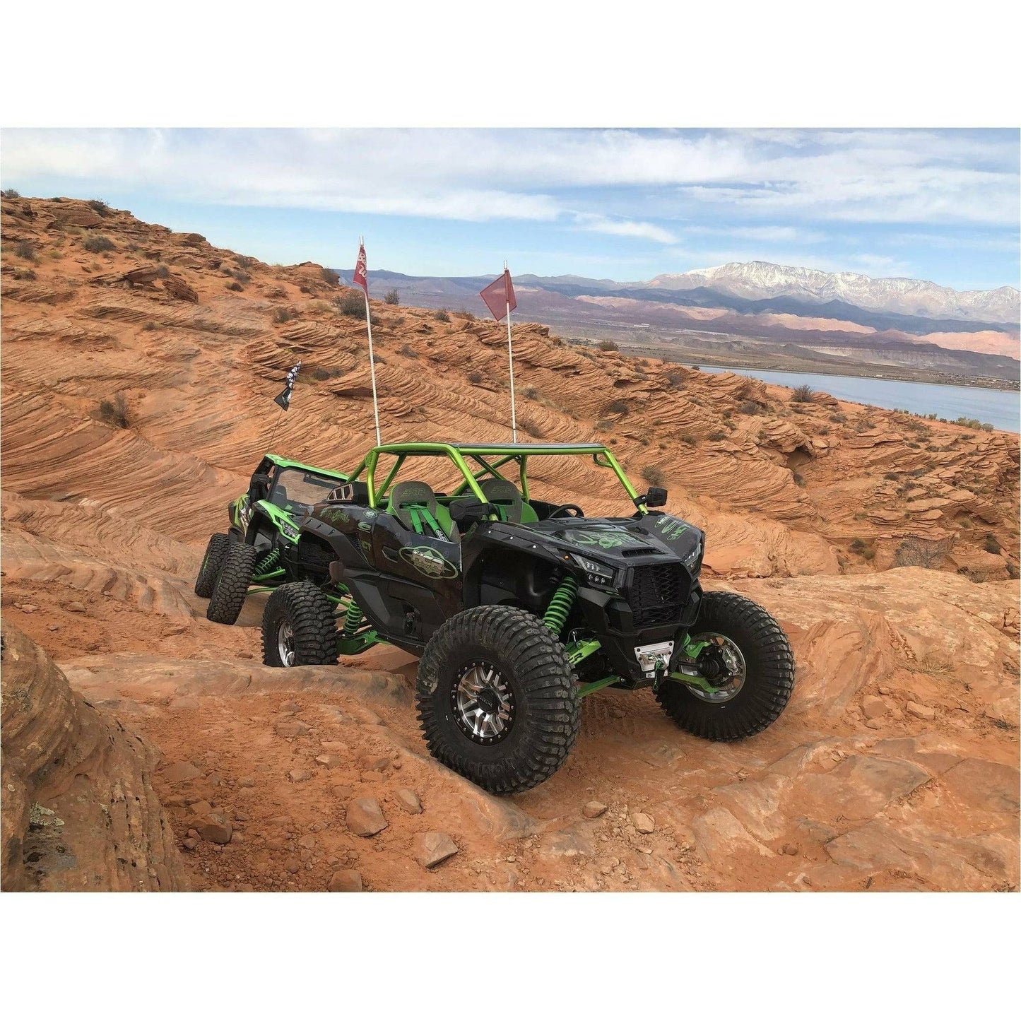 Kawasaki KRX Billet Winch Plate with Integrated Rope Hawse