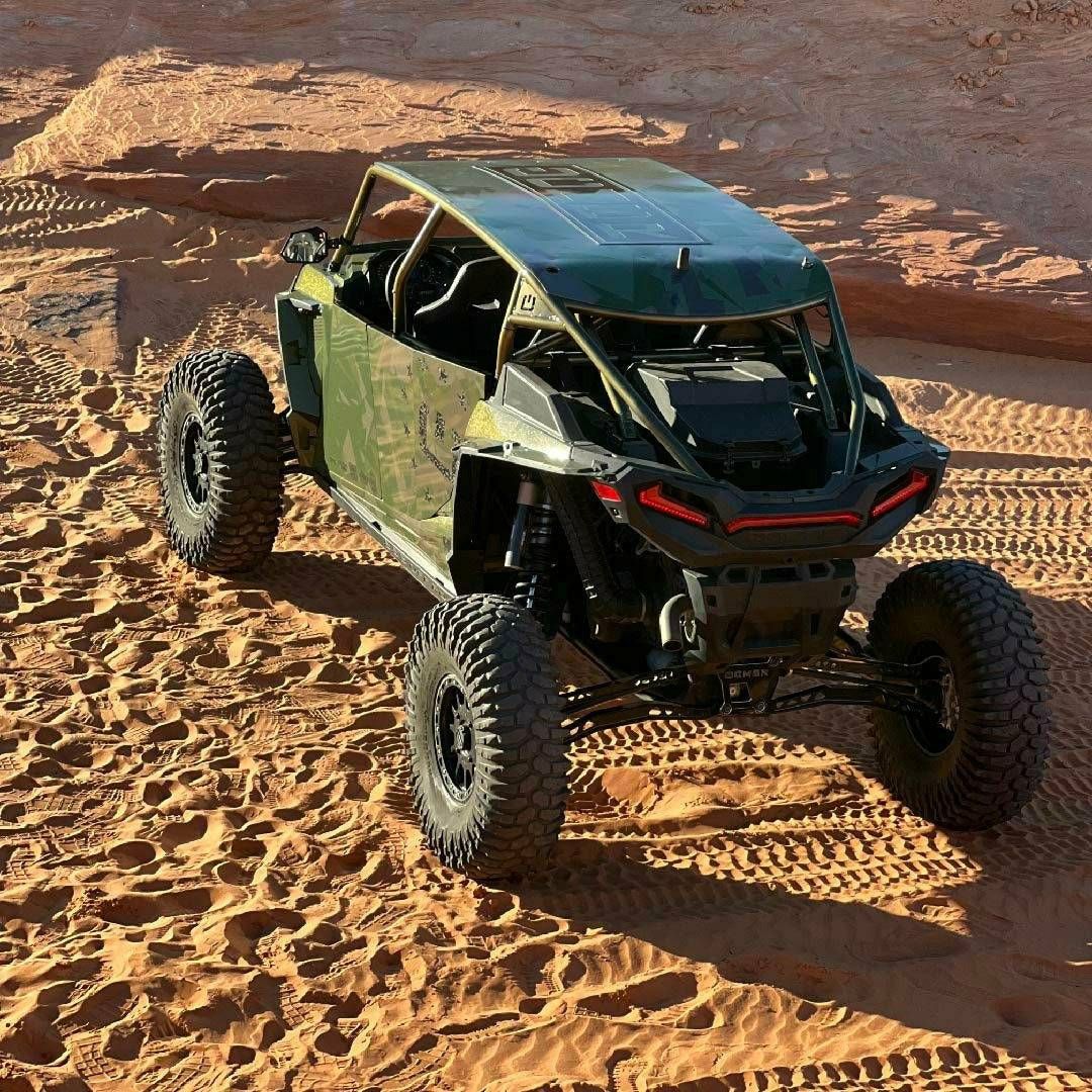 Polaris RZR 4 Off Camber Roll Cage (Raw)