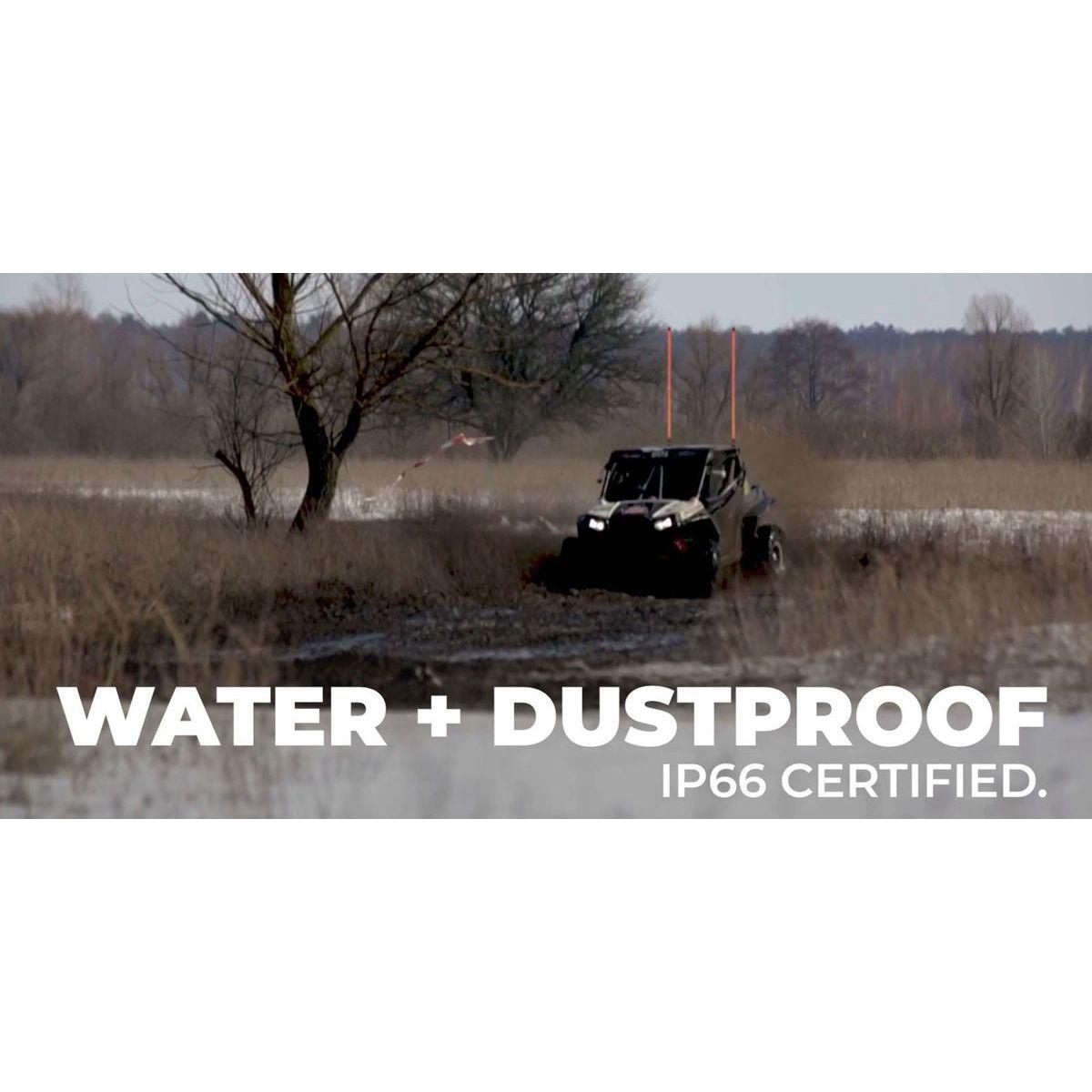 Extreme 2 FT Whips (Pair) + Controller