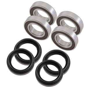 Yamaha Front Rear Wheel Bearings And Seals Kit Grizzly 660