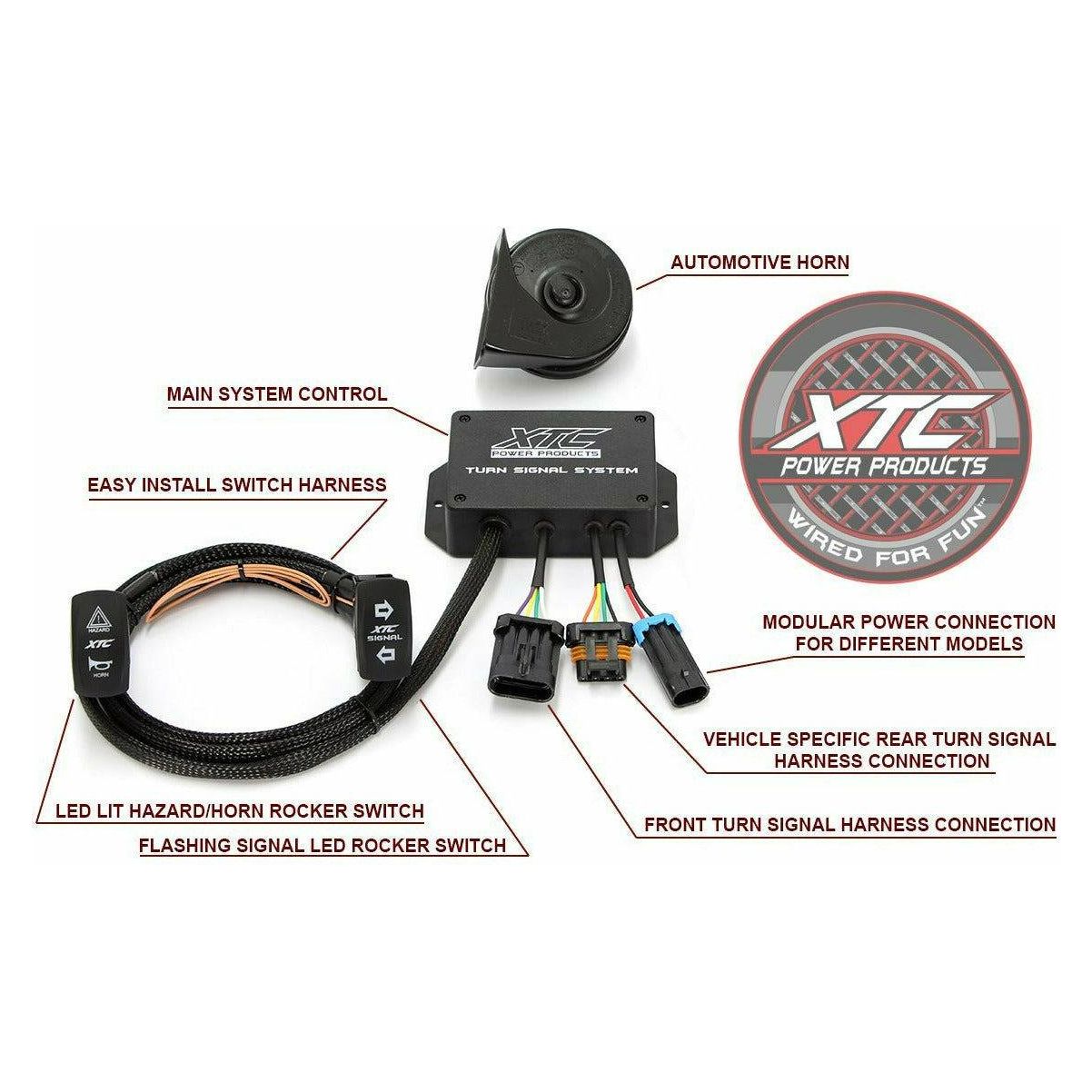 Can Am X3 (2017-2020) Plug & Play Turn Signal System with Horn