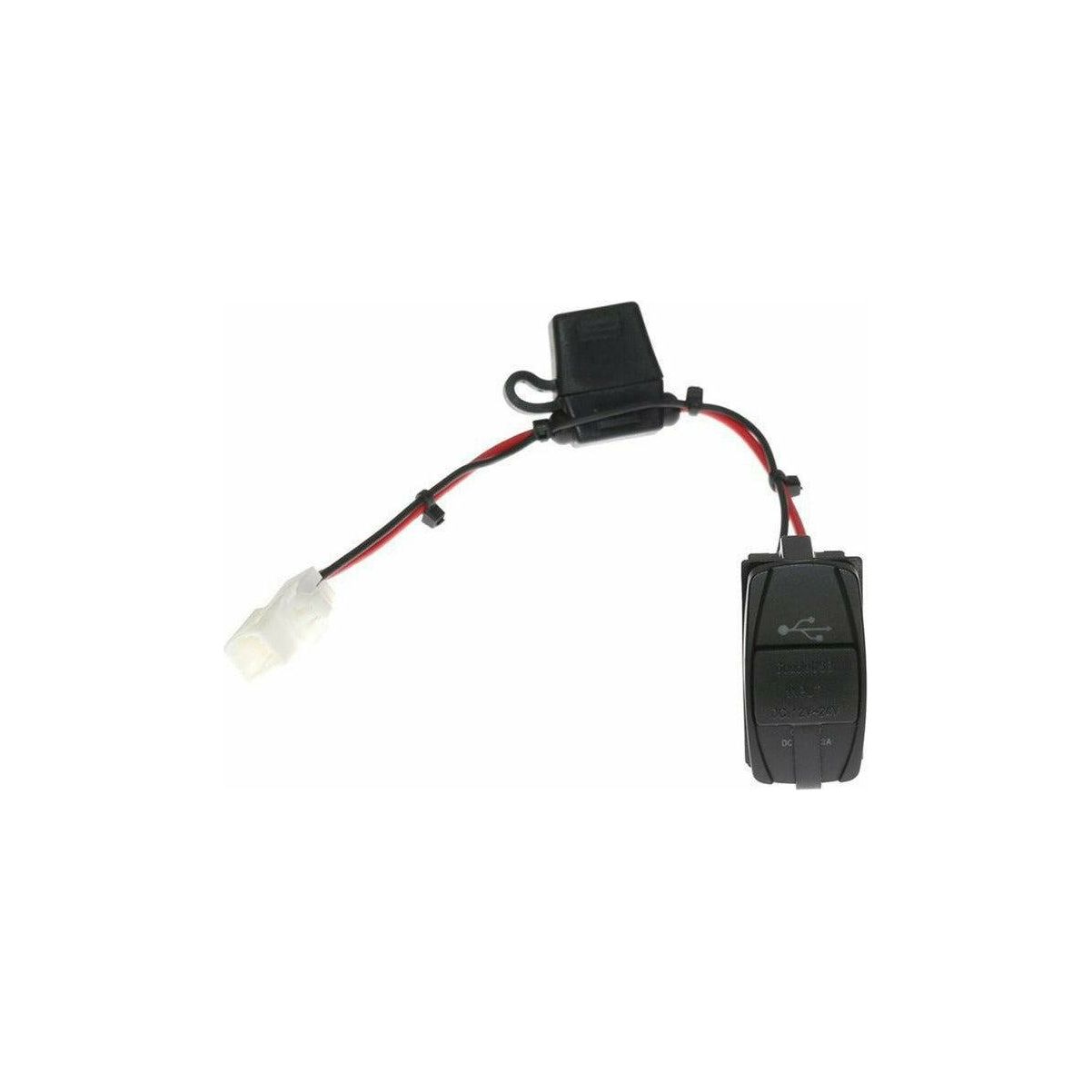 Can Am Maverick R / X3 Plug & Play Dual USB Power Port Rocker Switch