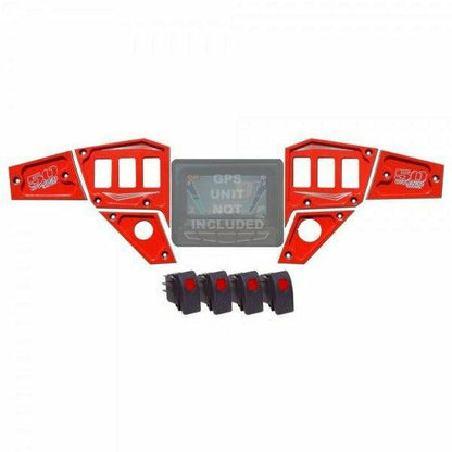 Polaris RZR 6 Piece Dash Panels - Kombustion Motorsports