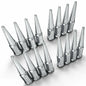 50 Caliber Racing 3/8-24 Extended Spike Lug Nuts - 60 Degree Taper Seat