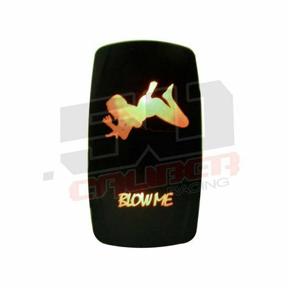 50 Caliber Racing "Blow Me" Waterproof On/Off Rocker Switch