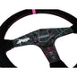 Shreddy Cracked Flat Steering Wheel