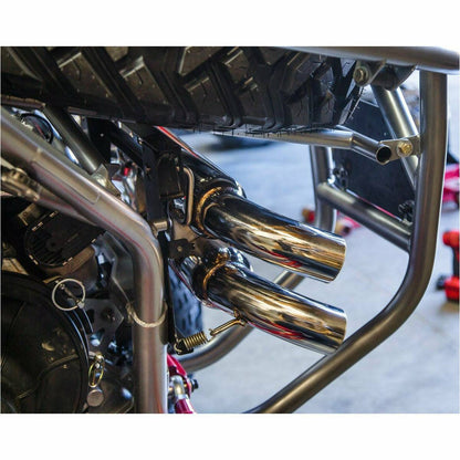 Polaris RZR Turbo Dual Tip Exhaust System