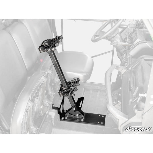 Can Am Defender Floor Mounted Gun Holder