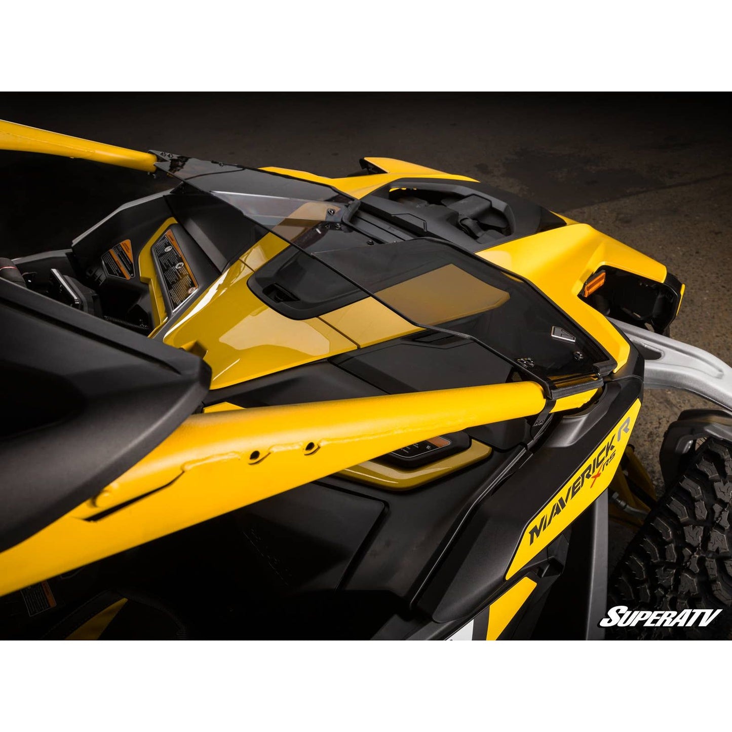 Can Am Maverick R Half Windshield