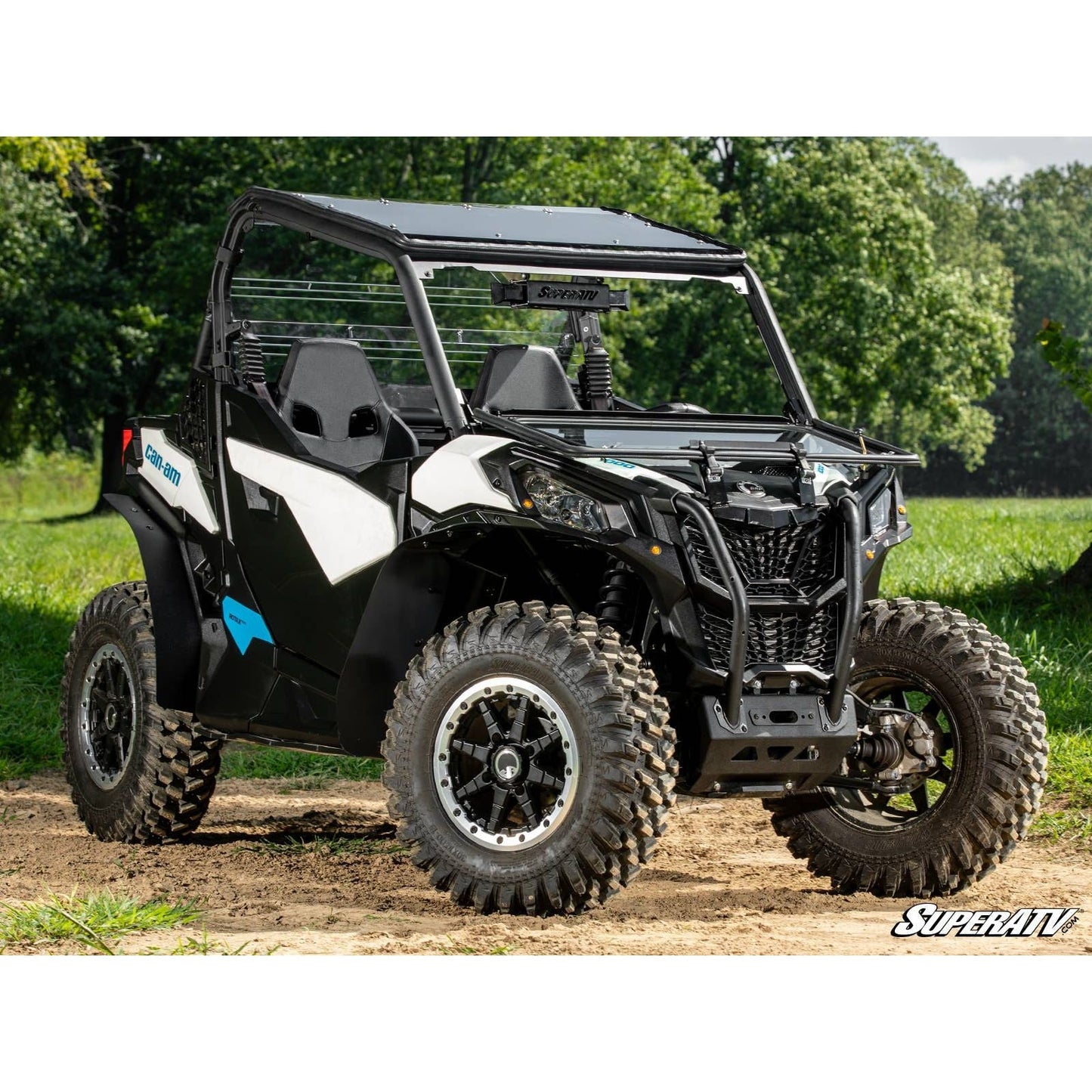 Can Am Commander Flip Down Glass Windshield