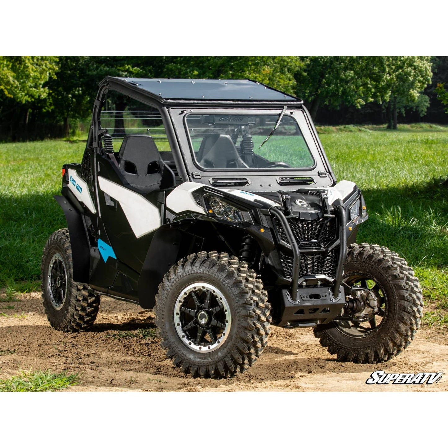 Can Am Commander Flip Down Glass Windshield