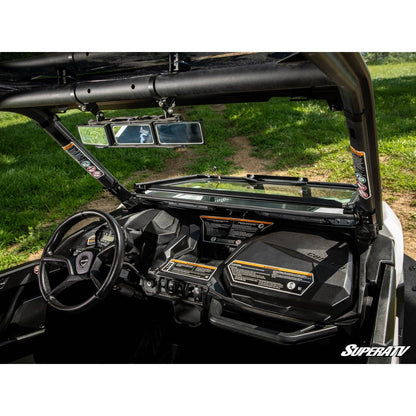 Can Am Commander Flip Down Glass Windshield