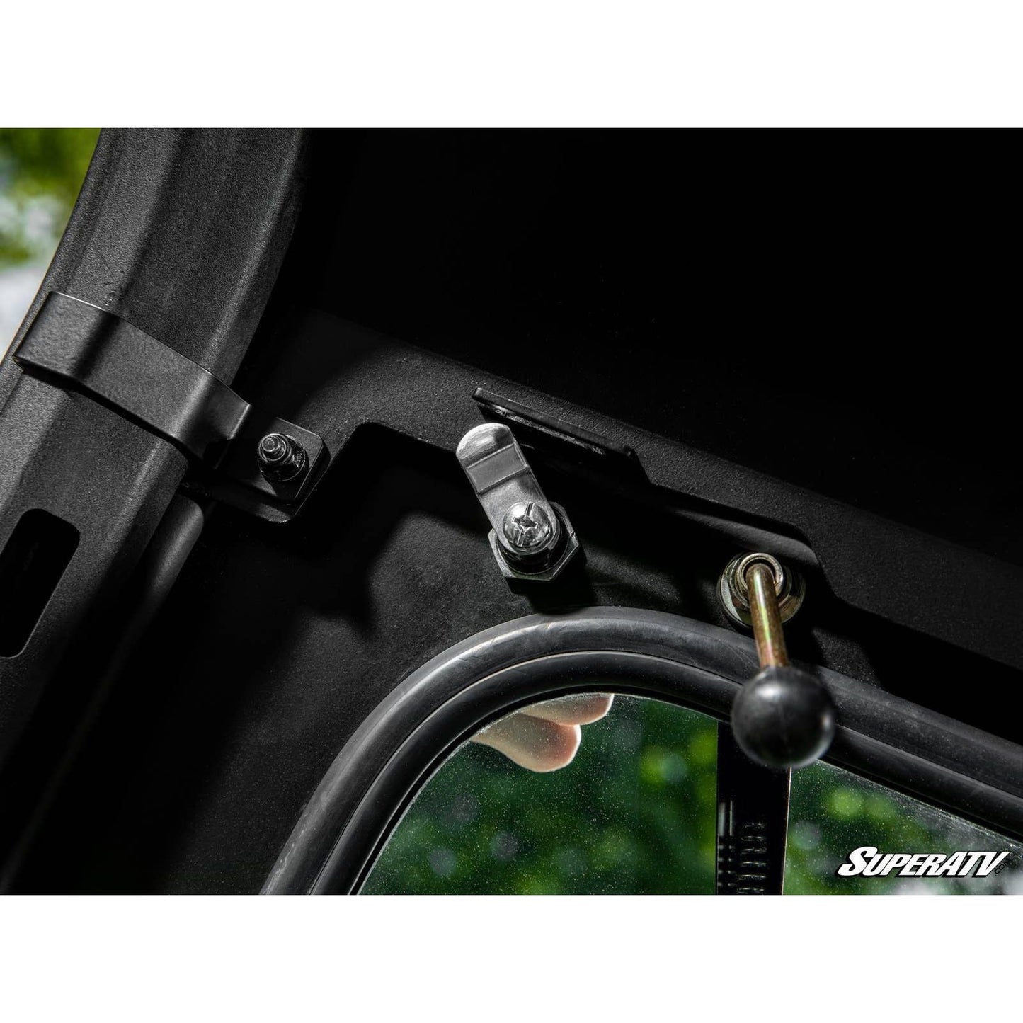 Can Am Commander Flip Down Glass Windshield