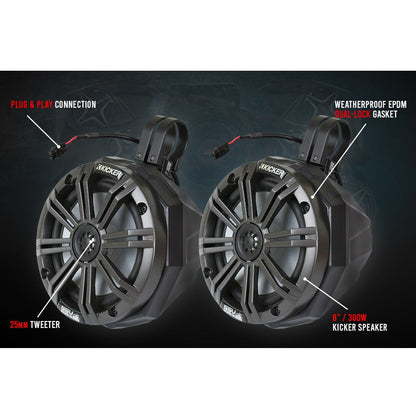 Can Am X3 8-Speaker Audio System