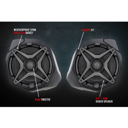 Can Am X3 Front Speaker Pods