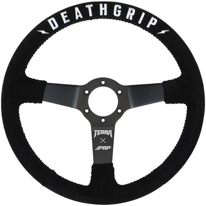Death Grip Deep Dish Steering Wheel (Suede)