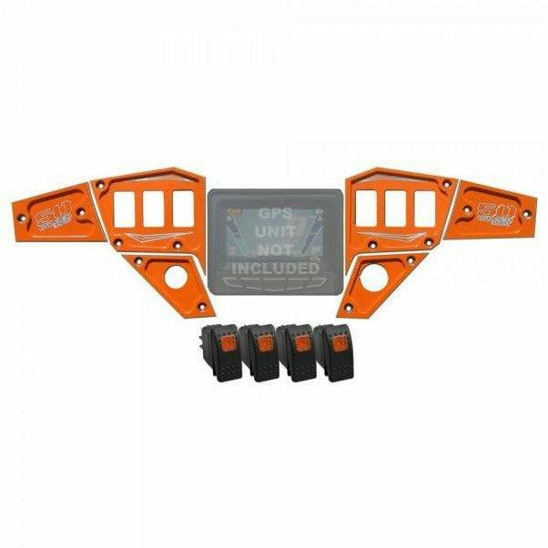 Polaris RZR 6 Piece Dash Panels - Kombustion Motorsports