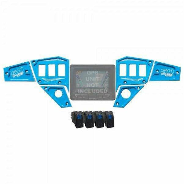Polaris RZR 6 Piece Dash Panels - Kombustion Motorsports
