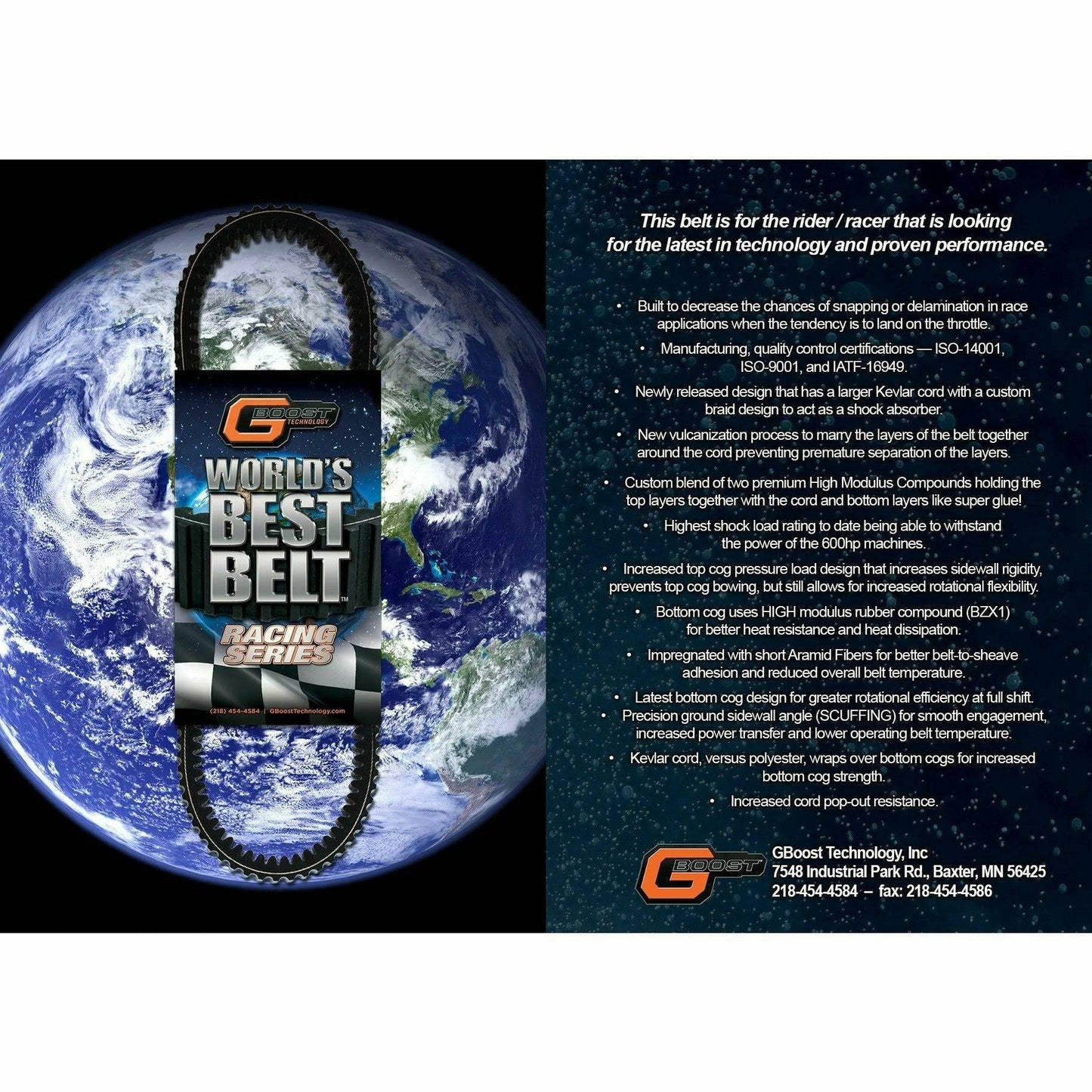 Can Am World’s Best Race Series Drive Belt