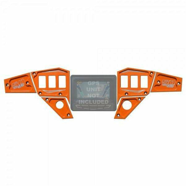 Polaris RZR 6 Piece Dash Panels - Kombustion Motorsports