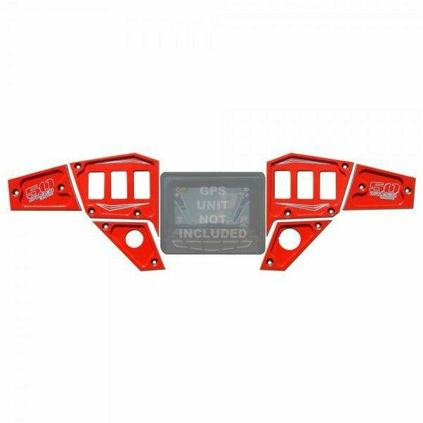 Polaris RZR 6 Piece Dash Panels - Kombustion Motorsports