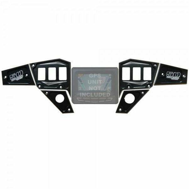 Polaris RZR 6 Piece Dash Panels - Kombustion Motorsports