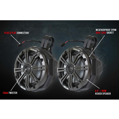 Polaris RZR Ride Command 5-Speaker Audio System