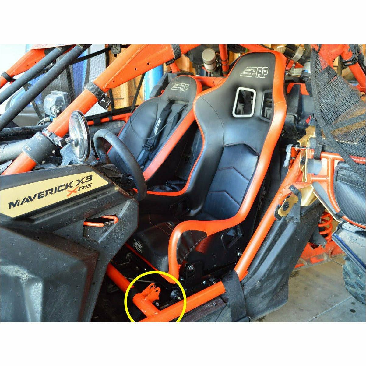 Can Am X3 Seat Slider Lowering Bracket