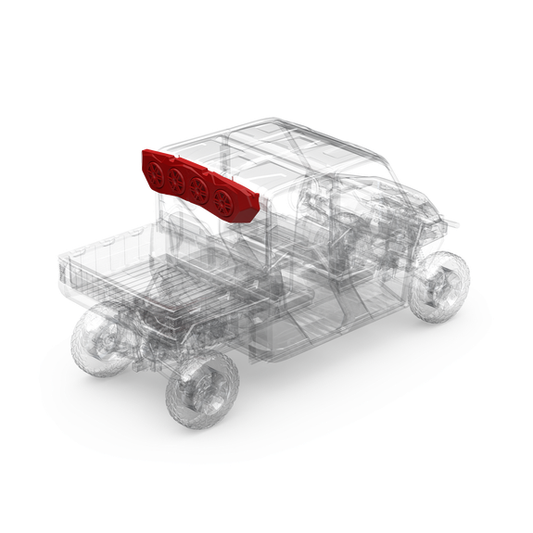 Polaris Ranger (2018+) Rear Audio Cap