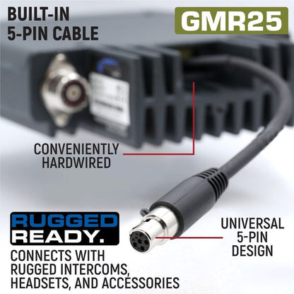 GMR25 Waterproof Band Mobile Radio with Antenna