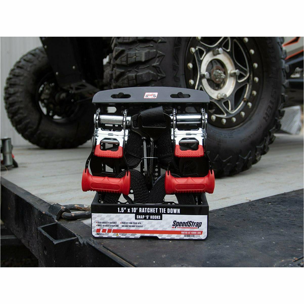 1.5"x10' Ratchet Tie Down (2 Pack)