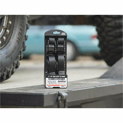 1"x10' Cam-Lock Tie Down with Snap S Hooks (2 Pack)