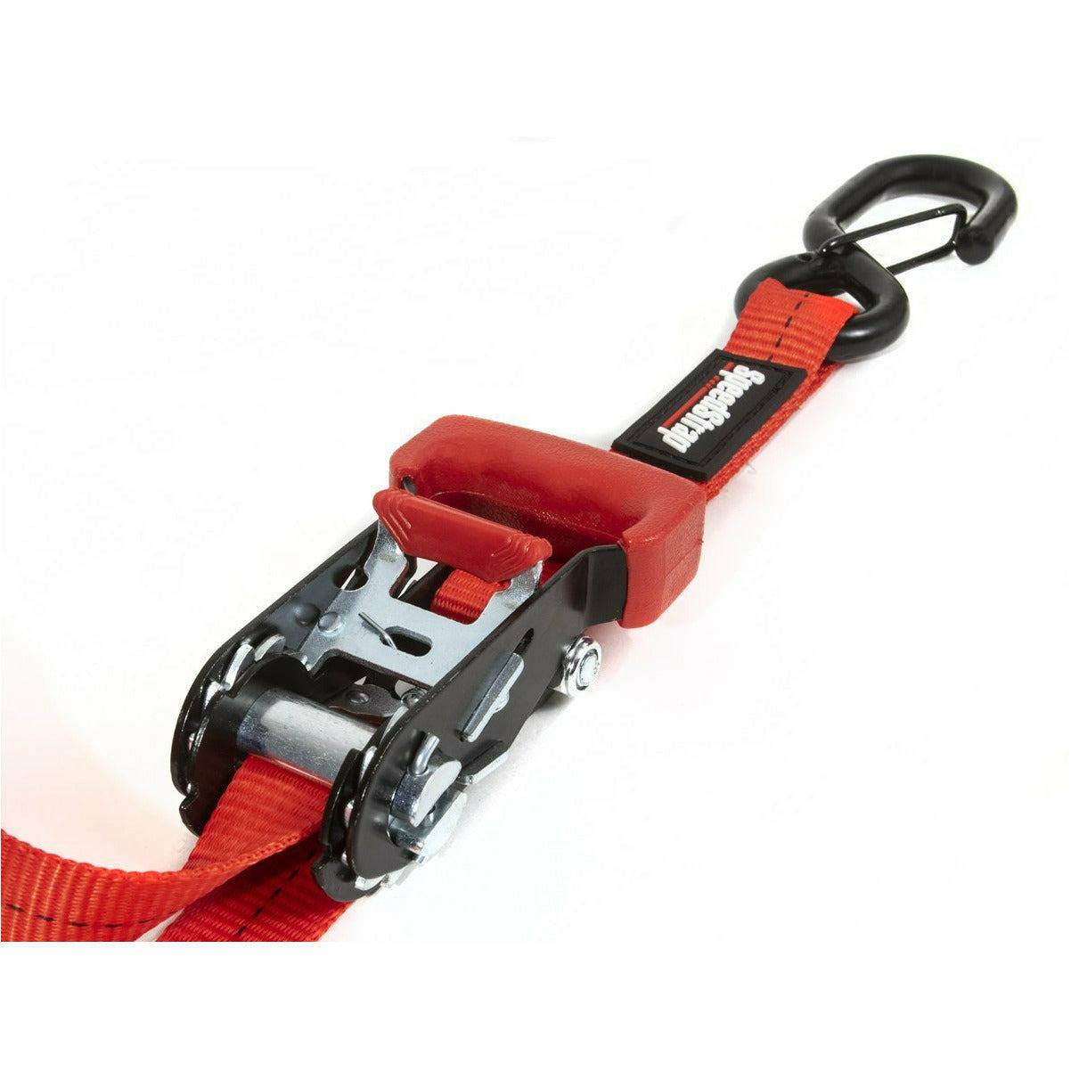1"x15' Ratchet Tie Down with Snap S Hooks (2 Pack)