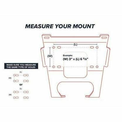 Polaris RZR S 1000 Winch Mounting Plate
