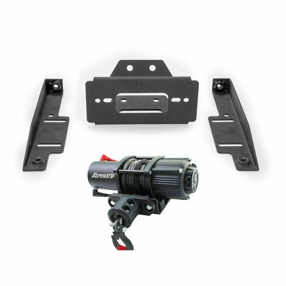 SuperATV Polaris RZR XP 900 Winch Mounting Plate - Kombustion Motorsports