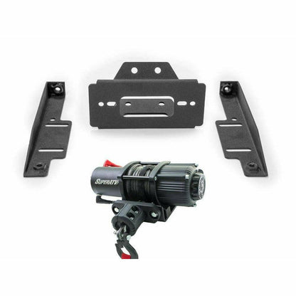 SuperATV Polaris RZR XP 900 Winch Mounting Plate - Kombustion Motorsports