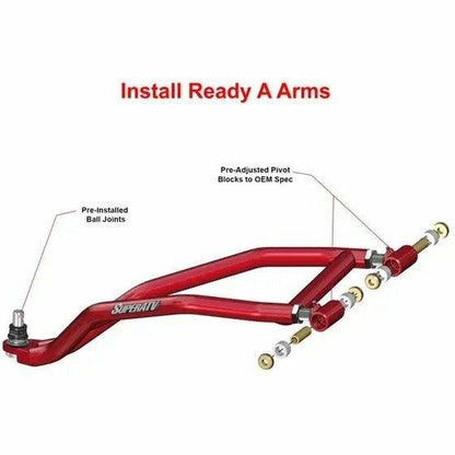 Polaris RZR XP Turbo High Clearance 1.5" Forward Offset A-Arms