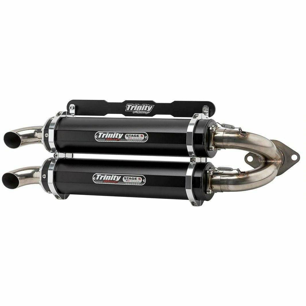 Trinity Racing Polaris RZR RS1 Dual Slip On Exhaust
