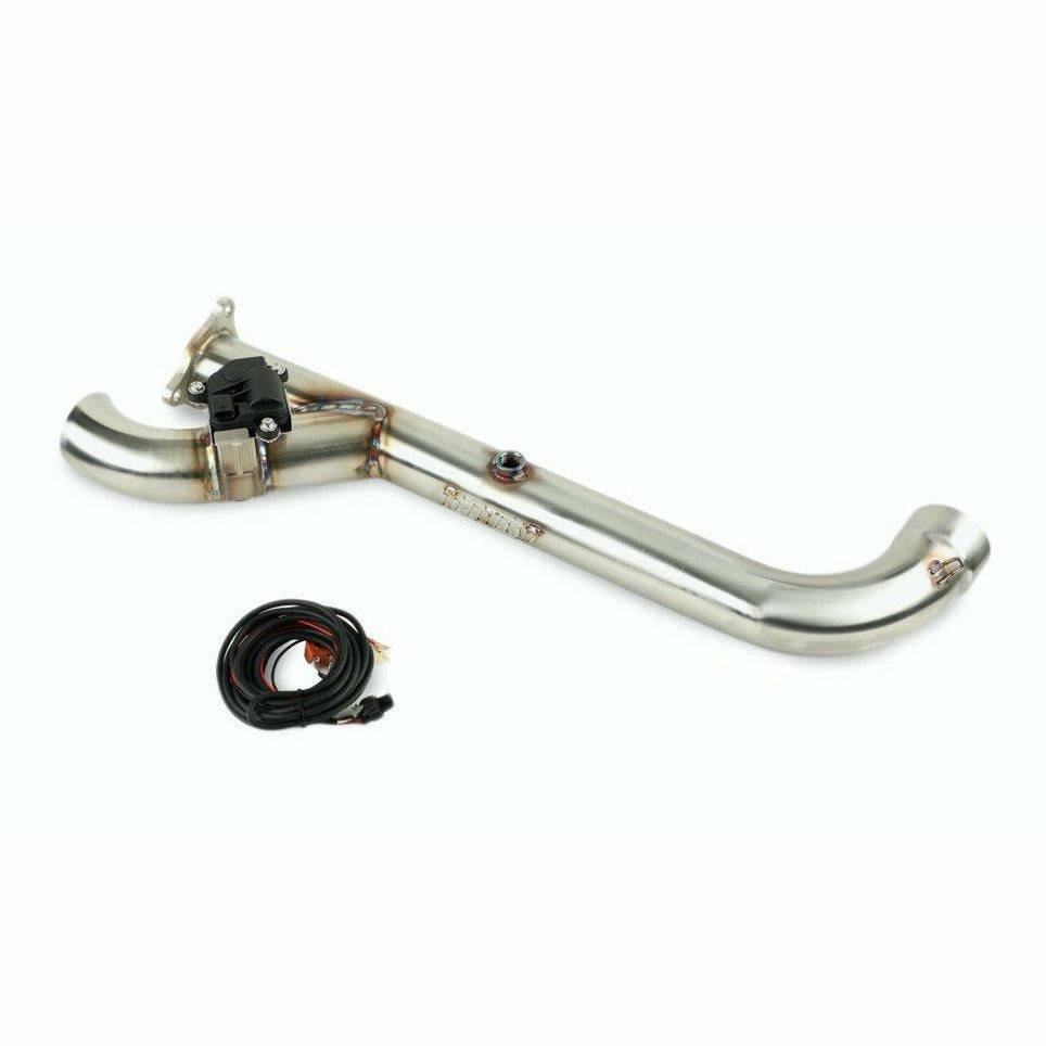 Polaris RZR Turbo Side Piece Header Pipe with Electronic Cutout