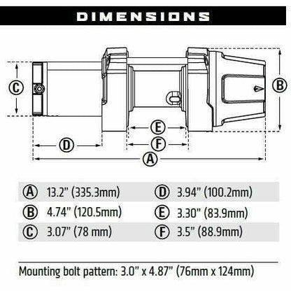 VRX 25-S Synthetic Rope Winch