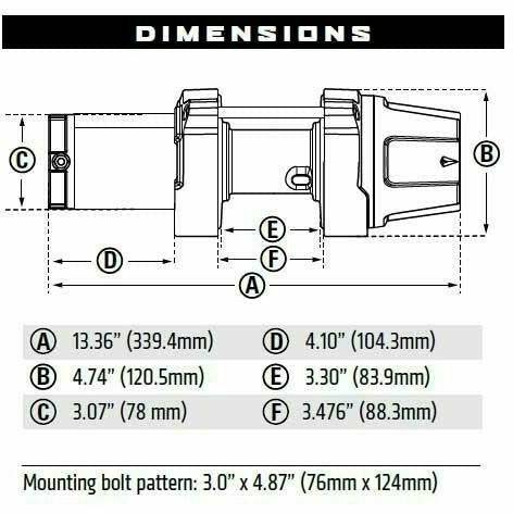 VRX 35 Wire Rope Winch
