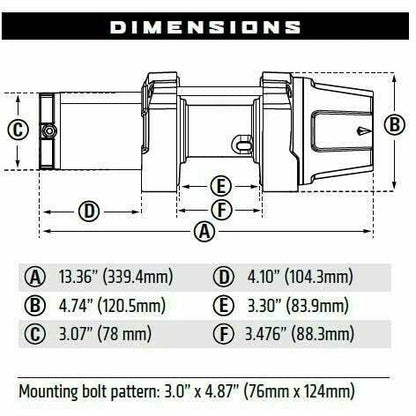 VRX 35 Wire Rope Winch